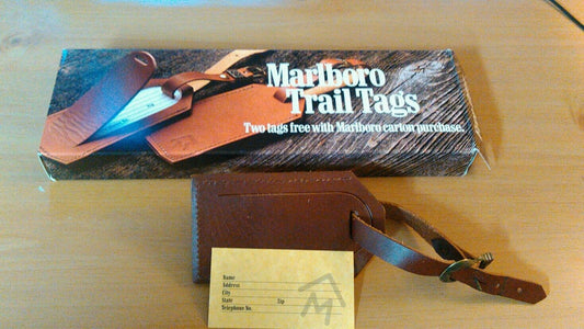 Set of Two Marlboro Trail Tags (Luggage Tags)