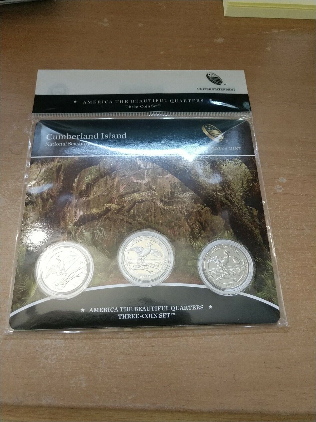 Cumberland Island National Seashore 2018 Quarter, 3-Coin Set U.S