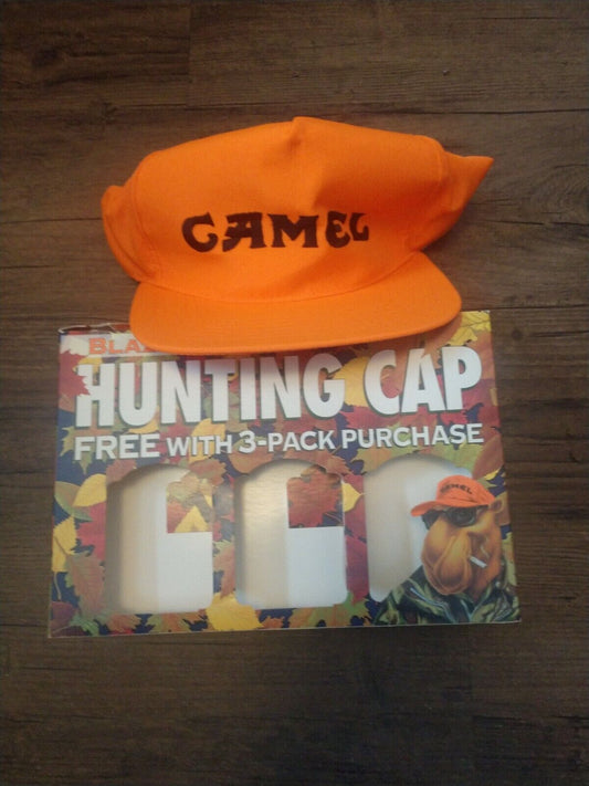 Camel Cigarettes Orange Hunting Cap