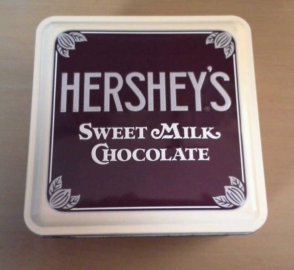 Hershey 1990 Sweet Milk Chocolate Tin - Reproduction of 1912 Edition