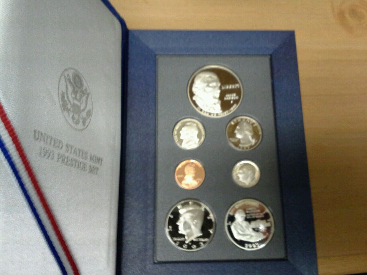 Set of Six U.S. Mint Prestige Sets 1984/1987/1989/1990/1993/1995