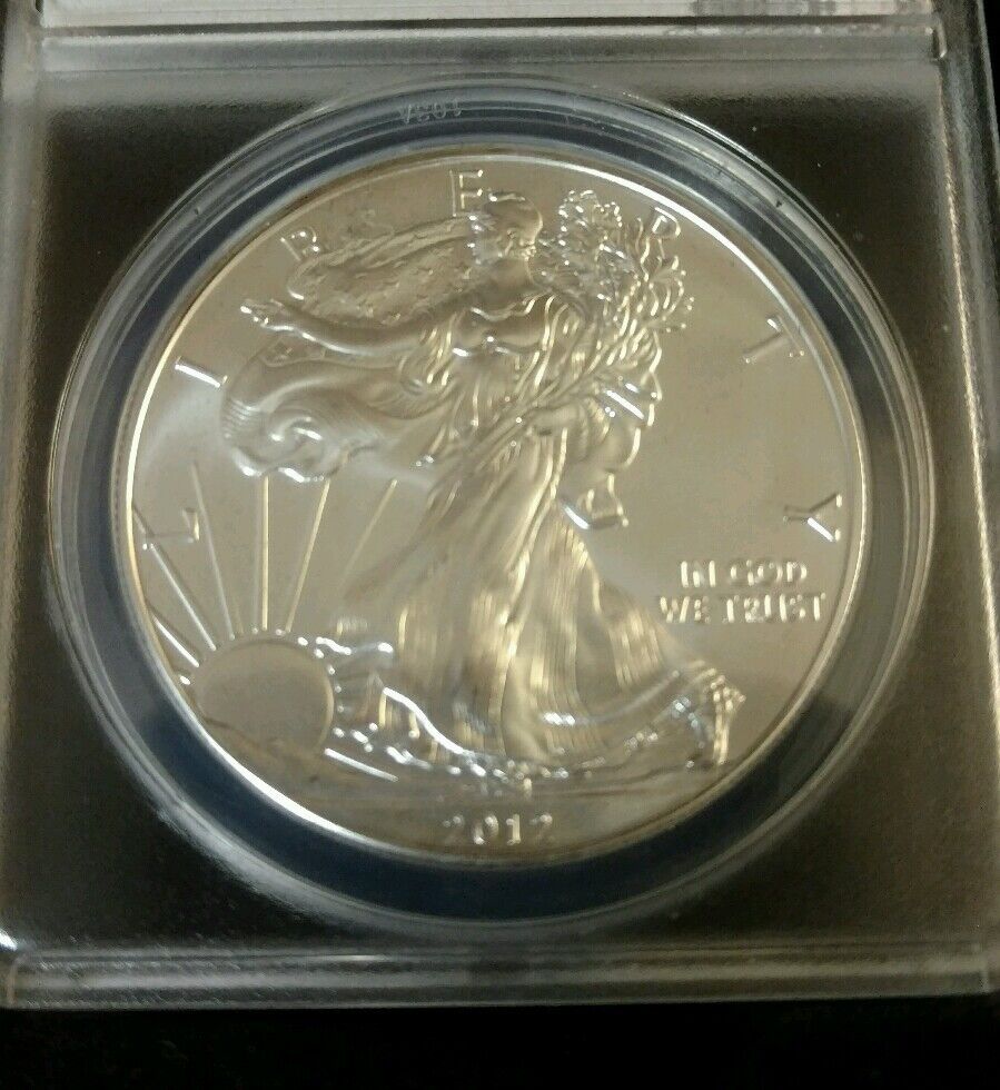 2012 ANACS MS 70 Silver Eagle Inaugural Strike Coin