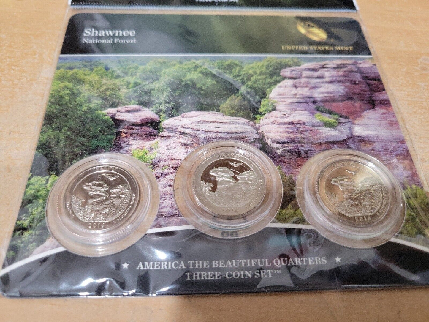 America The Beautiful Quarters 3 Coin Set Shawnee National Forest