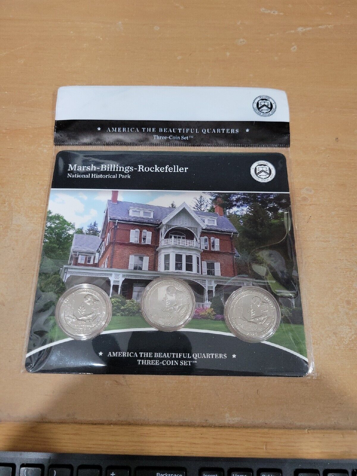 America The Beautiful Quarters 3 Coin Set Marsh-Billings-Rockefeller