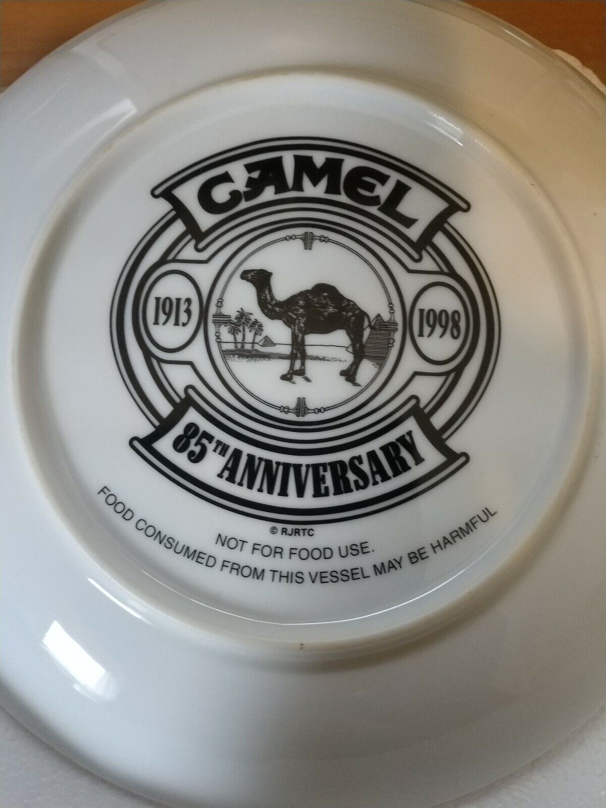 Camel Cigarettes 85th Anniv I'd walk A MileFor A Camel Plate 1000