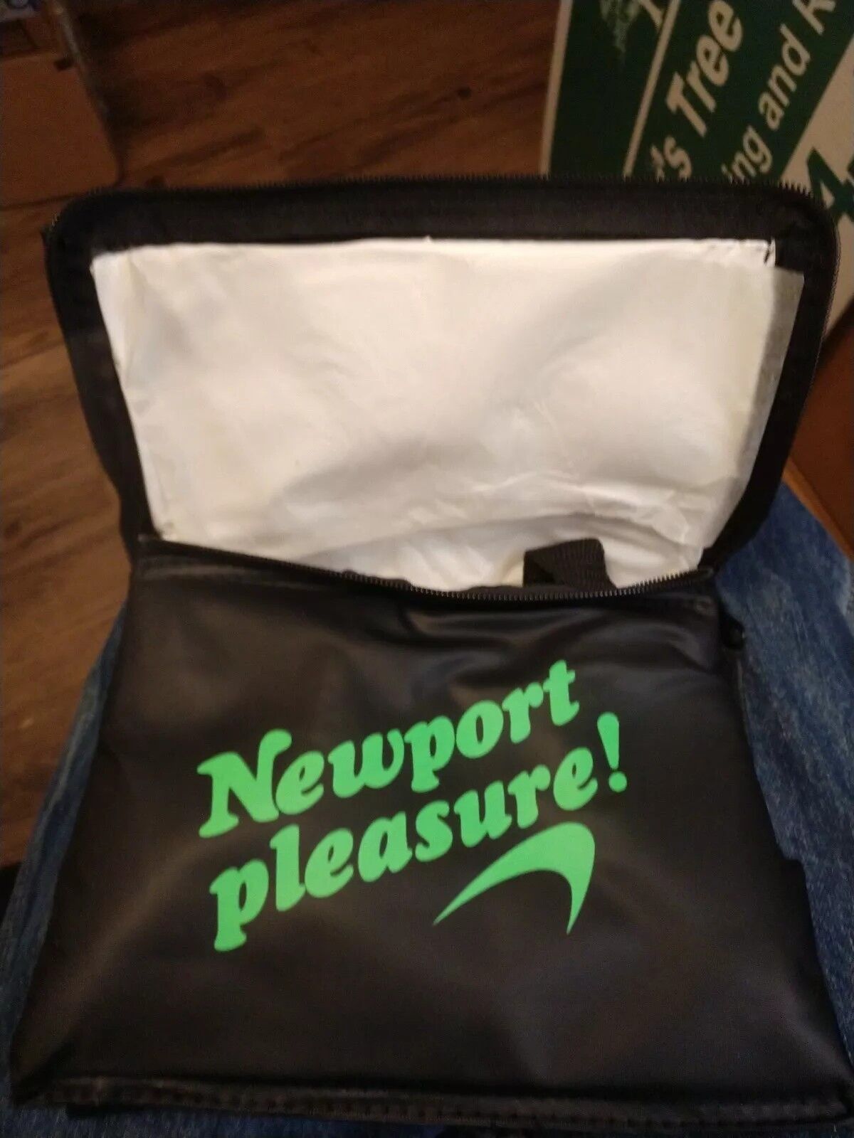 Newport Cigarettes Black Collapsible Cooler Newport Pleasure