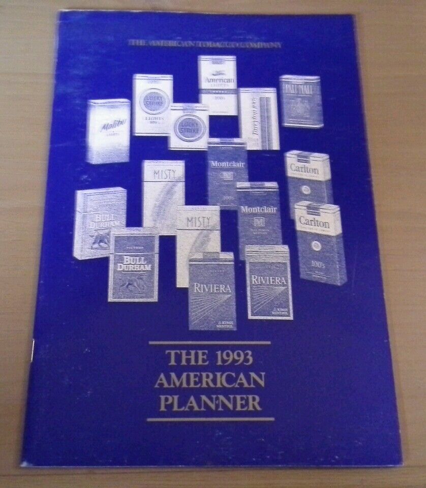 The 1993 American Tobacco Company Planner