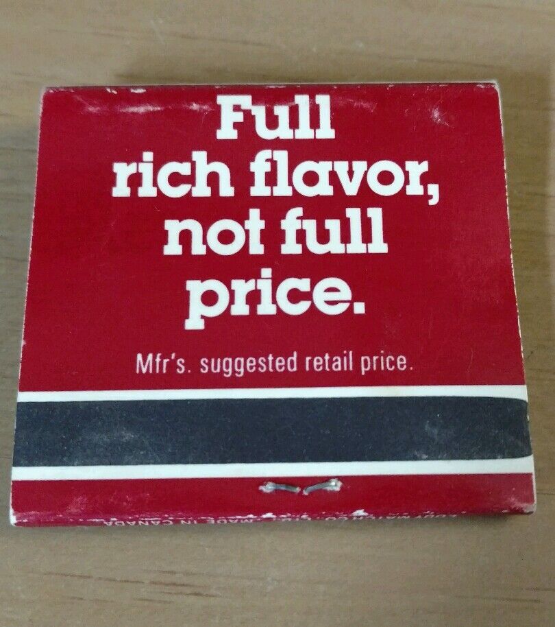 Bucks Cigarettes Matchbook