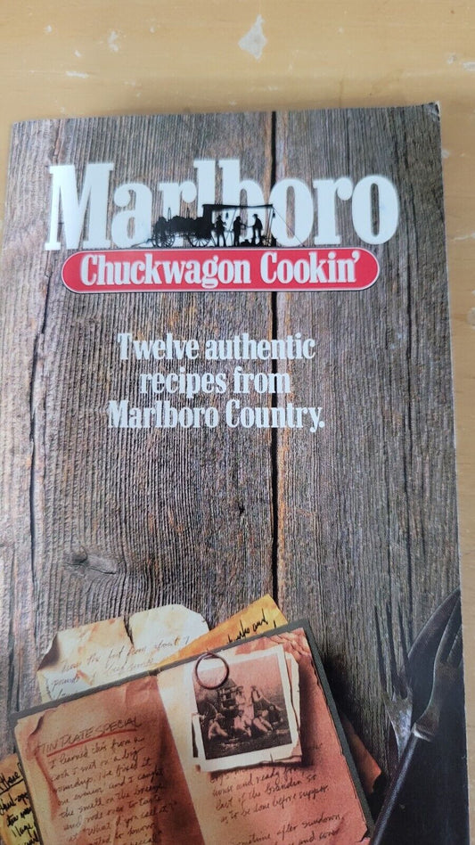 Marlboro Cigarettes Chuckwagon Cookin Recipe Booklet