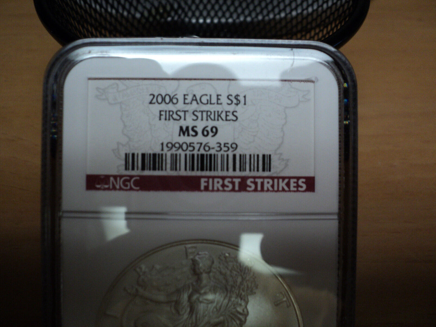 2006  Silver American Eagle  NGC MS69 First strike