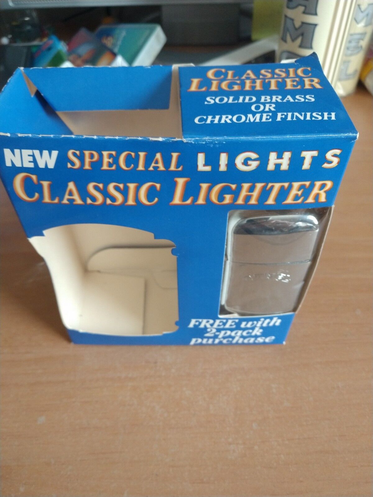 Camel Cigarettes Special Lights Classic lighter Chrome Finish