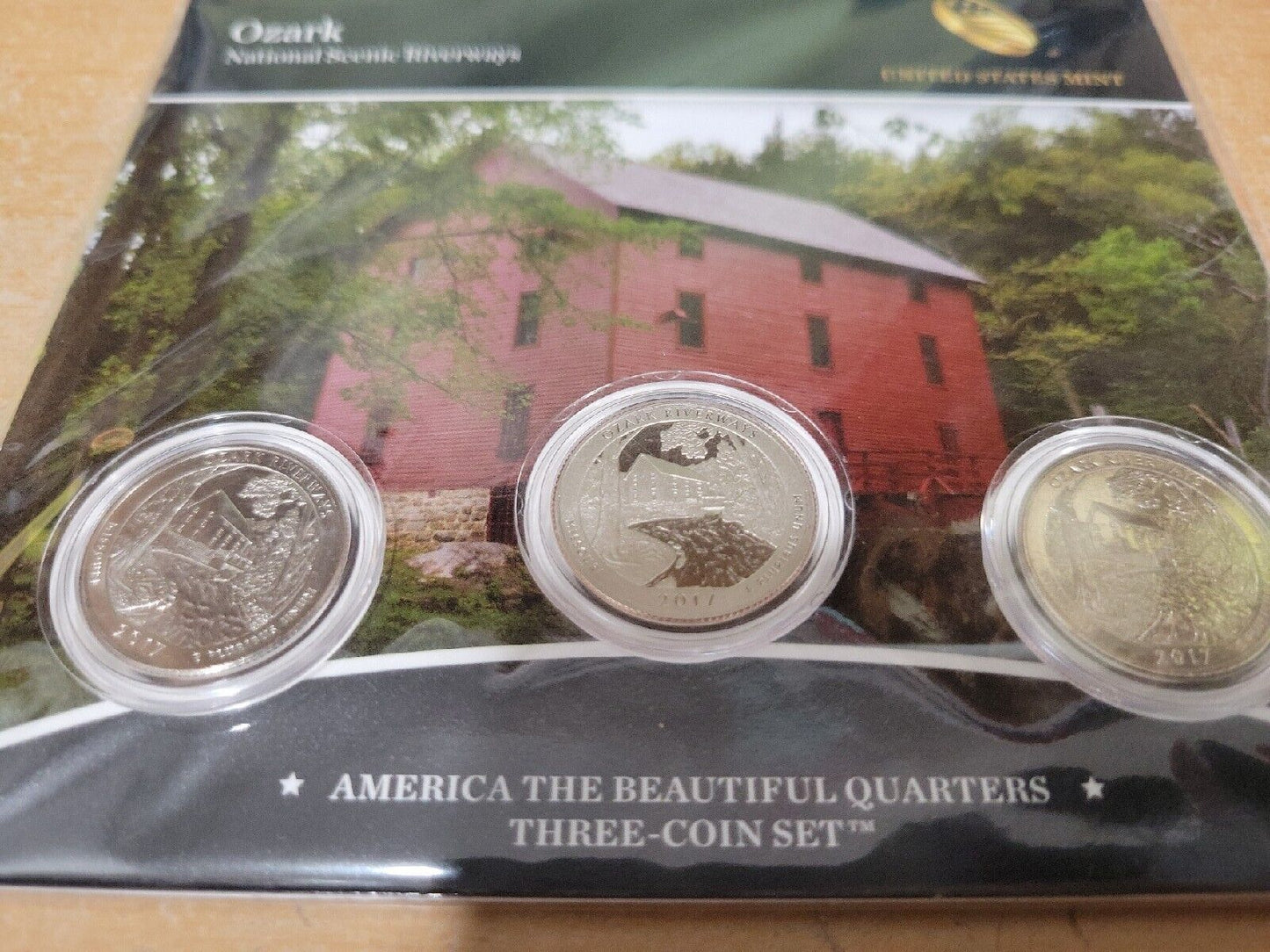 America The Beautiful Quarters 3 Coin Set Ozark National Scenic Riverways