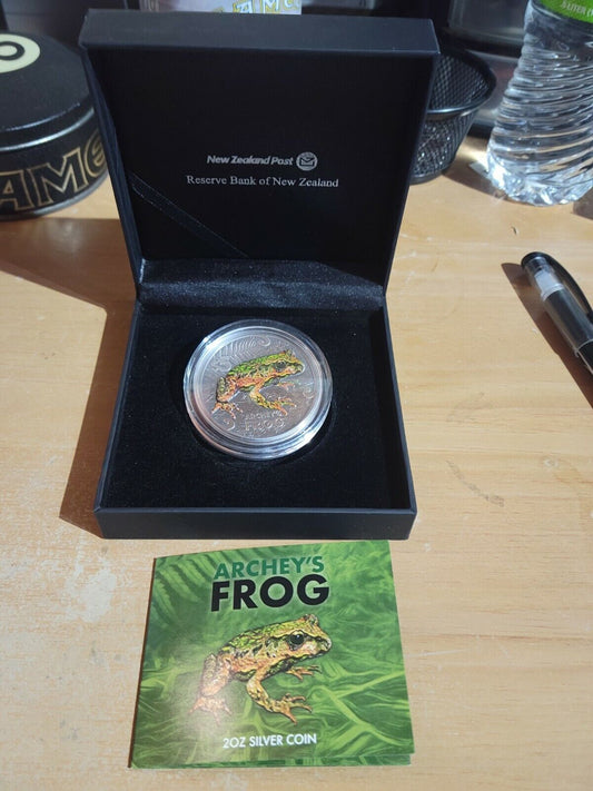 2022 New Zealand Annual Coin - Archey's Frog