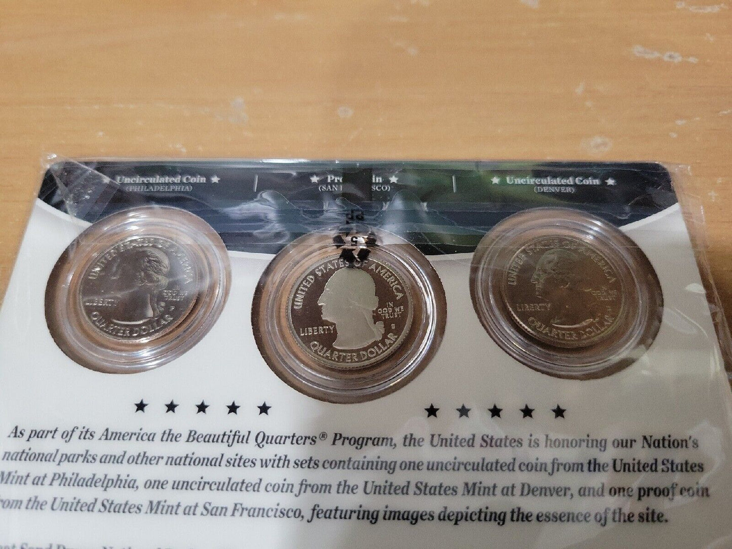 America The Beautiful Quarters 3 Coin Set Great Sand Dunes