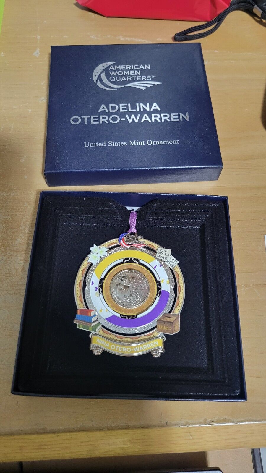 American Women Quarters 2022 Ornament – Nina Otero-Warren U.S. Mint