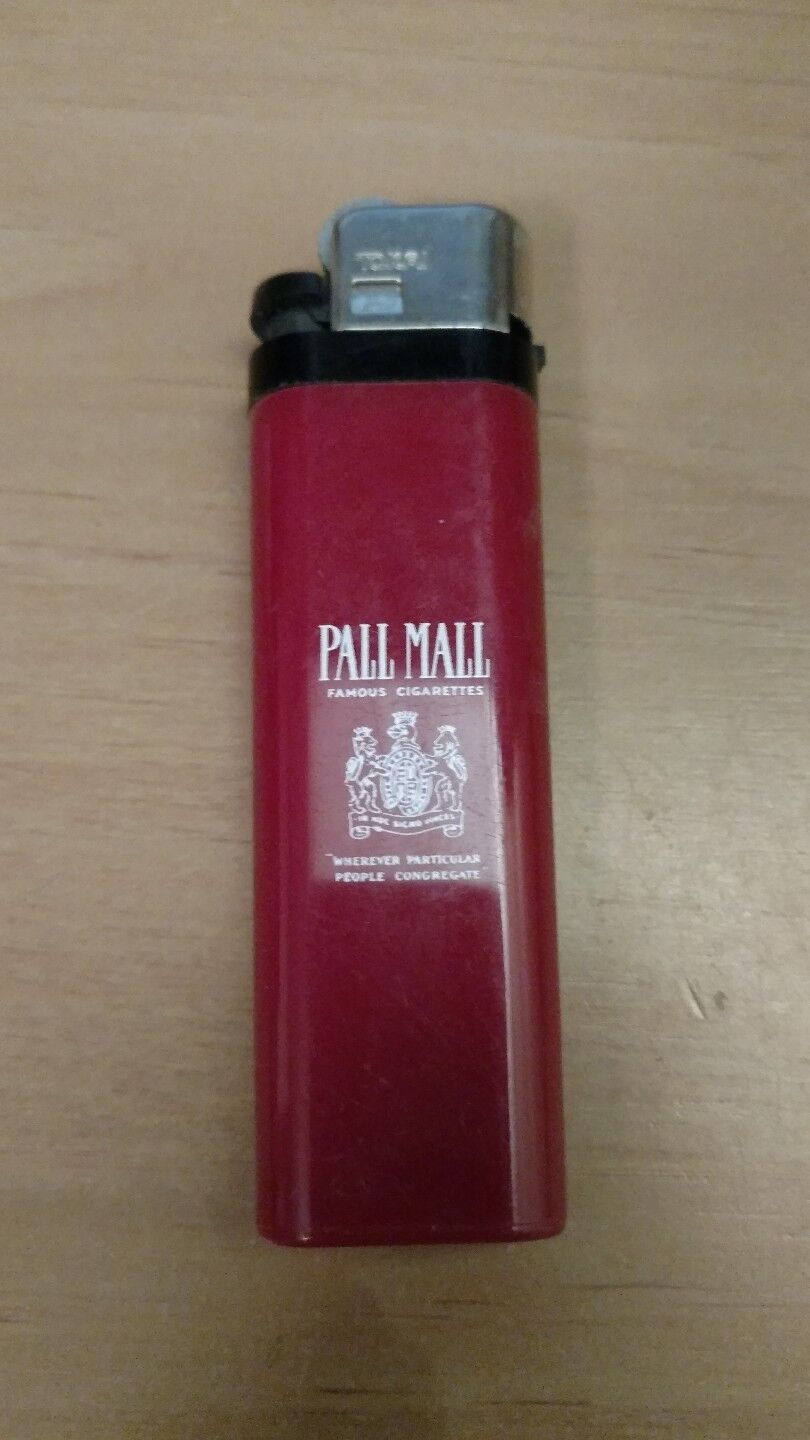 Pall Mall Cigarettes Red Lighter Scripto