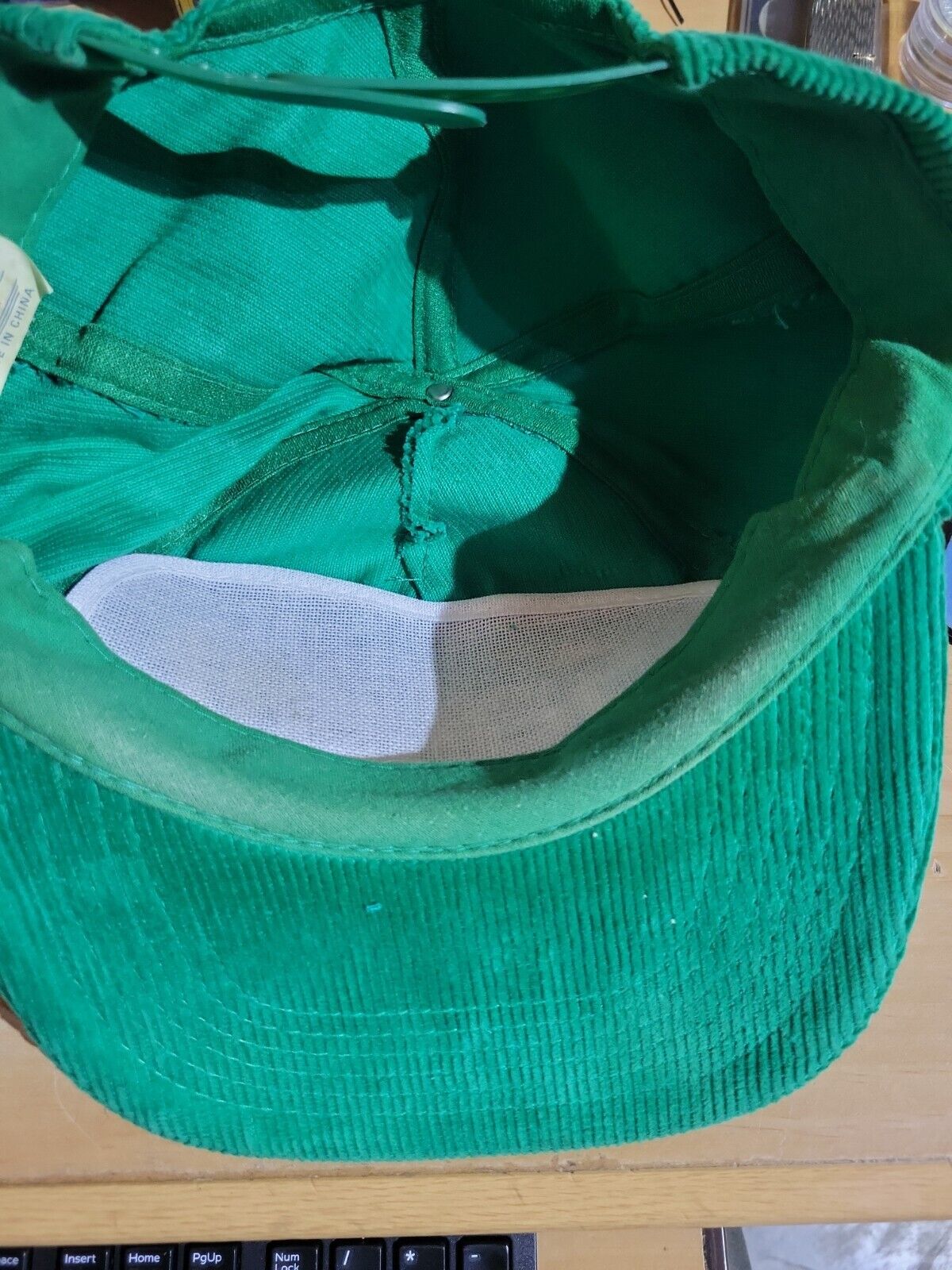 Salem Cigarettes Green Corduroy Hat/Cap