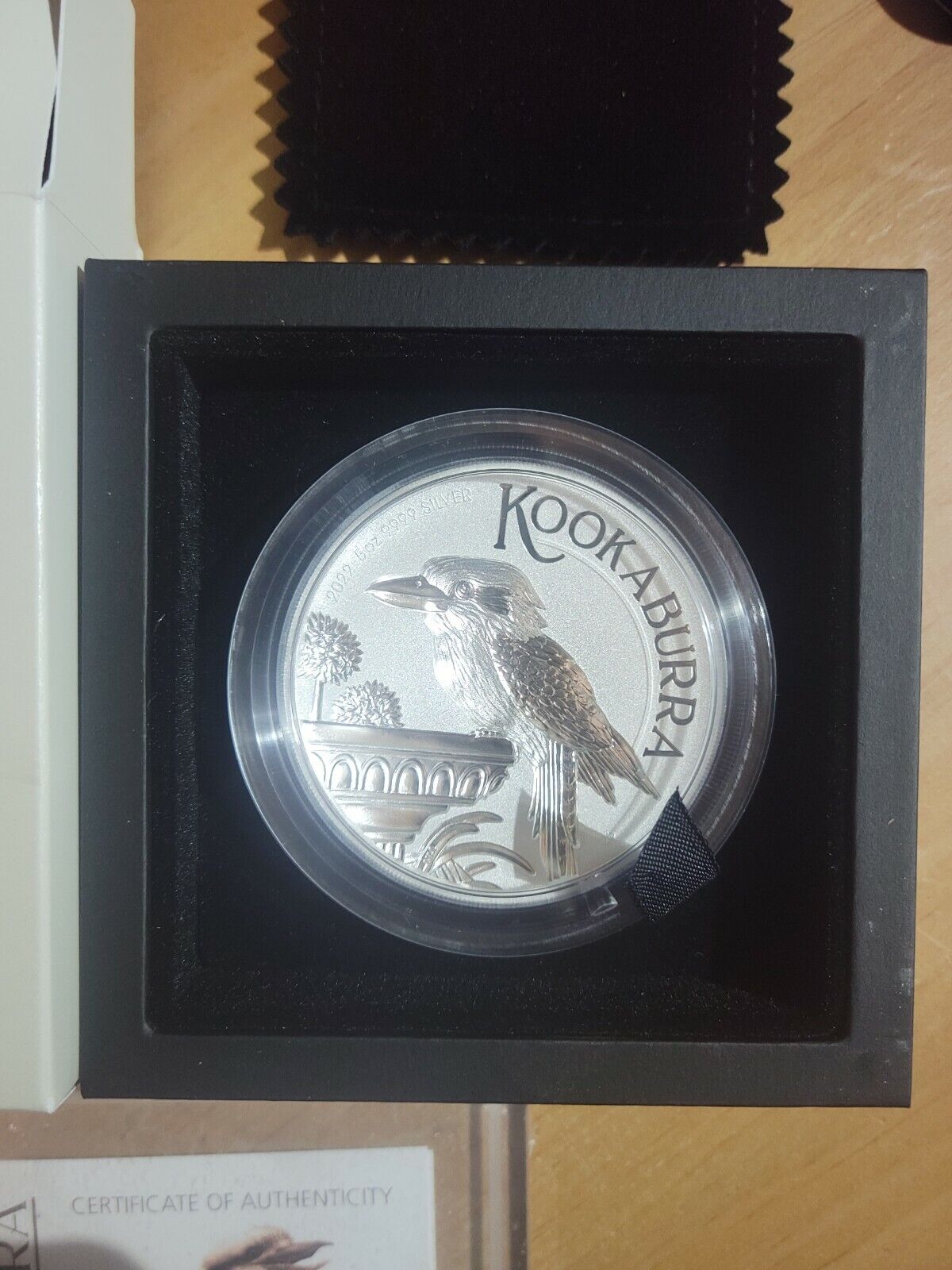 Australian Kookaburra 2022 5oz Silver Incused Coin