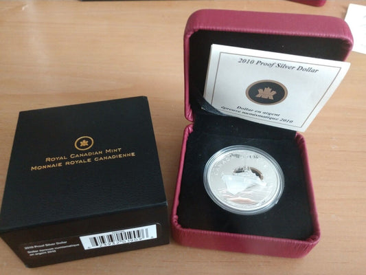 2010 CANADA STERLING SILVER PROOF DOLLAR Sackville