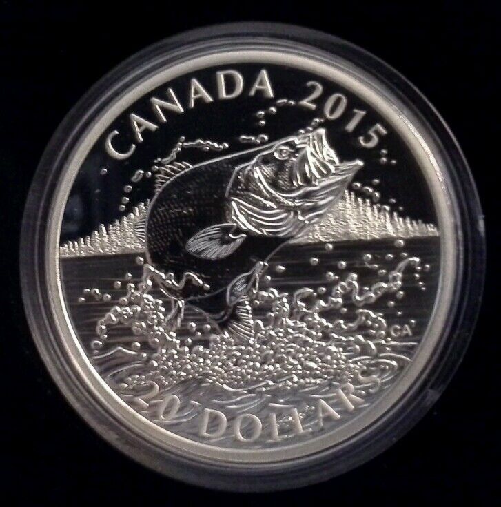 Canada 2015 Sportfish North America 4 Coin $20  Proof Set /Subscription Box