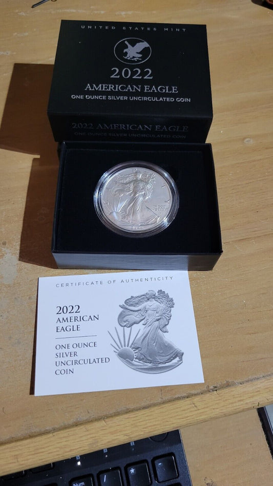 American Eagle 2022 One Ounce Silver Uncirculated Coin