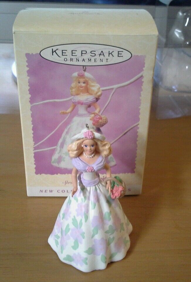 1995 Easter Springtime Barbie Hallmark Keepsake Ornament