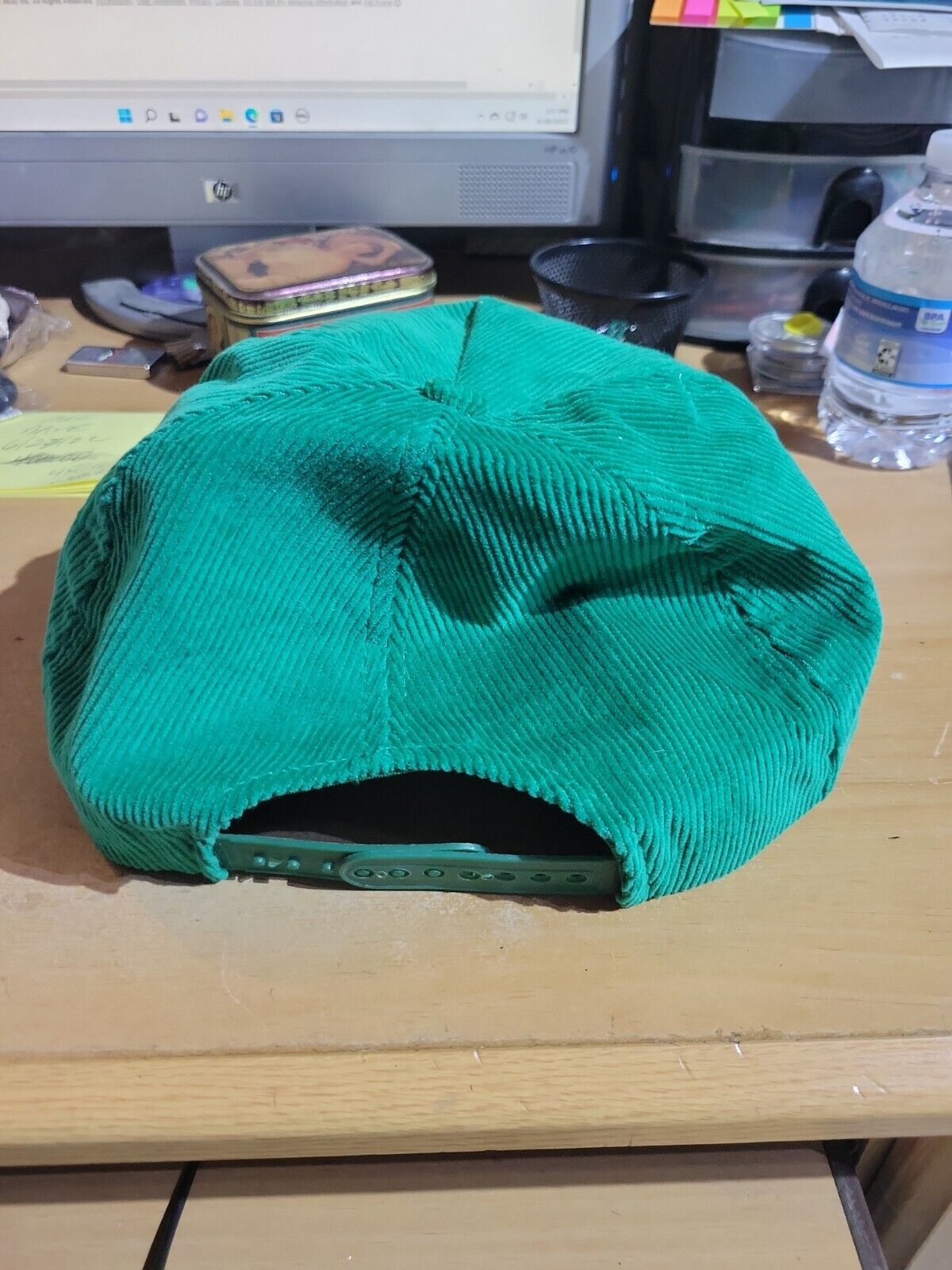 Salem Cigarettes Green Corduroy Hat/Cap