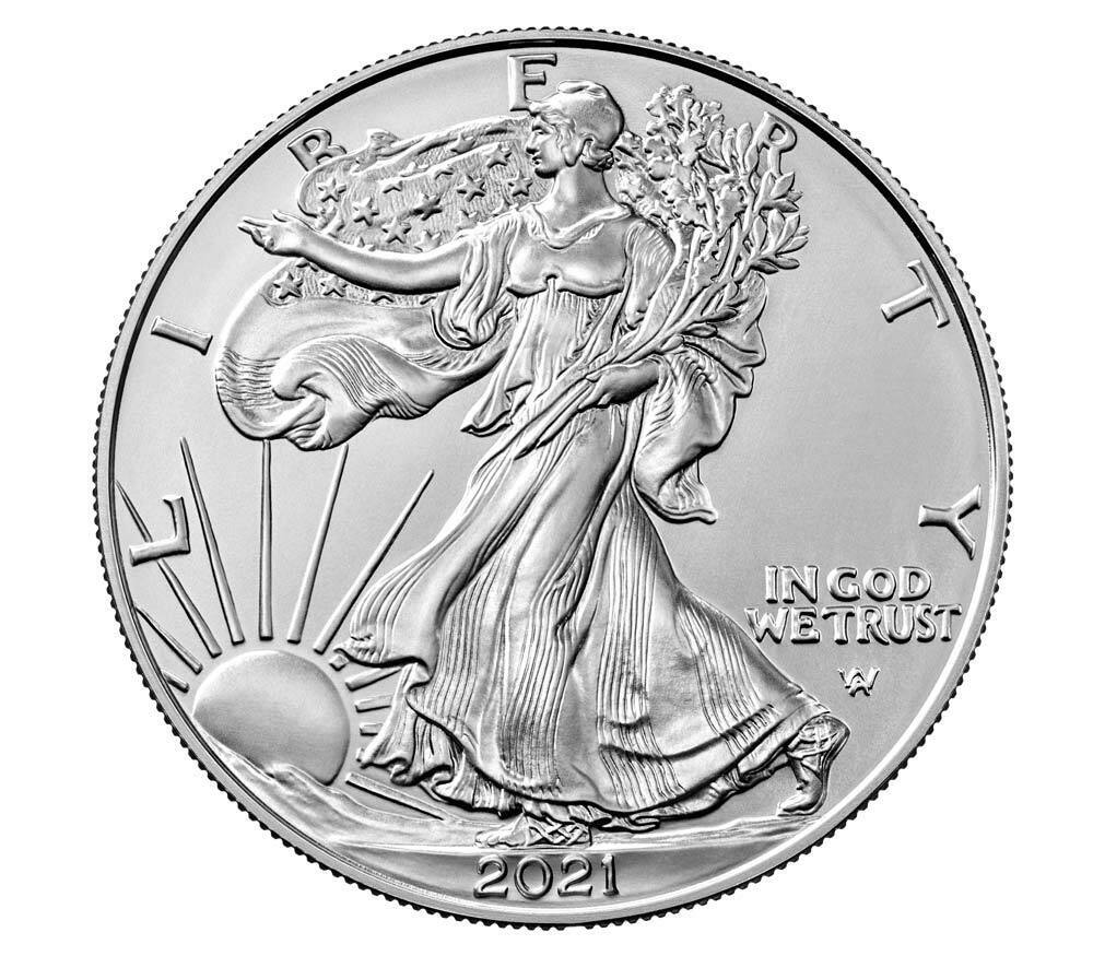 American Eagle 2021 One Ounce Silver Uncirculated Coin