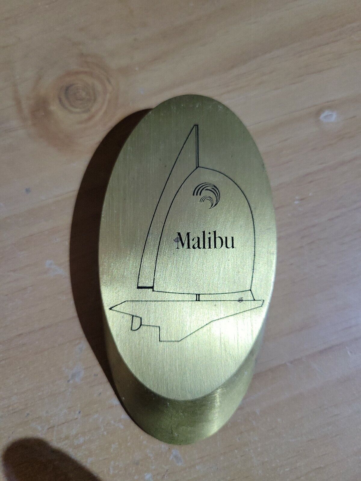 Malibu Cigarettes Sailboat Paper Weight