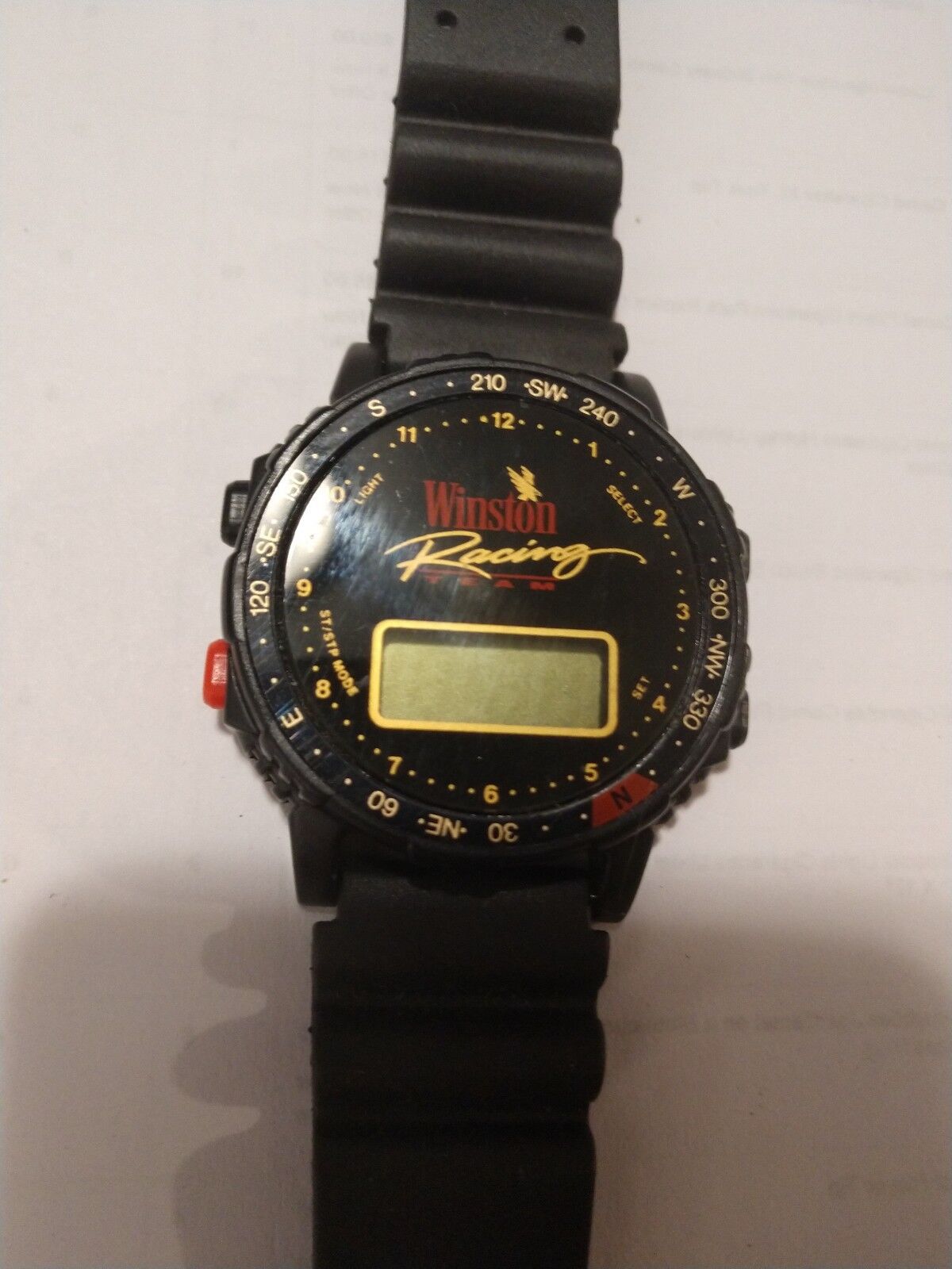 Winston Cigarettes Winston Racing Watch