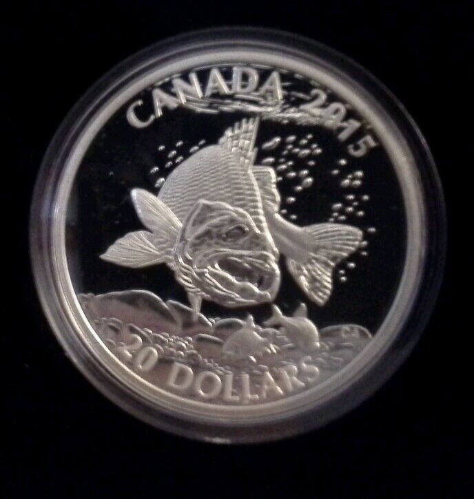 Canada 2015 Sportfish North America 4 Coin $20  Proof Set /Subscription Box