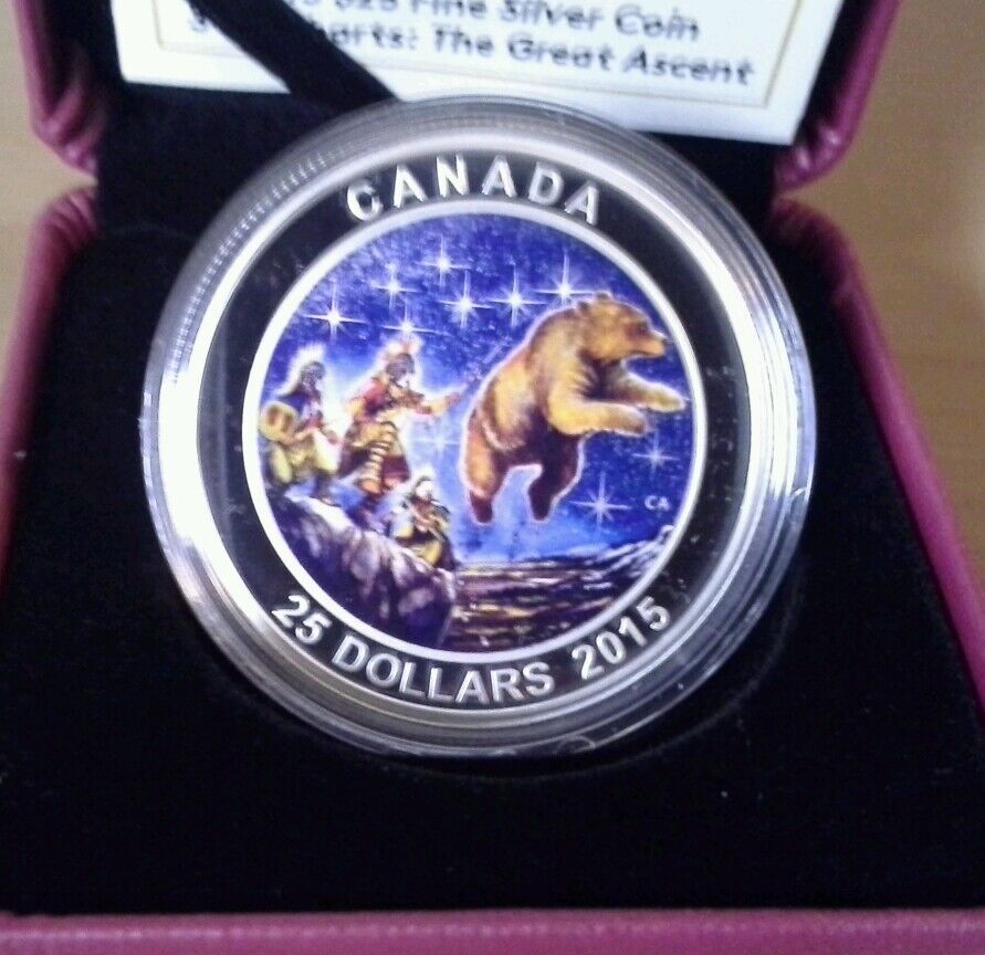 2015 Canada $25 Star Charts #3 The Great Ascent Silver Coin