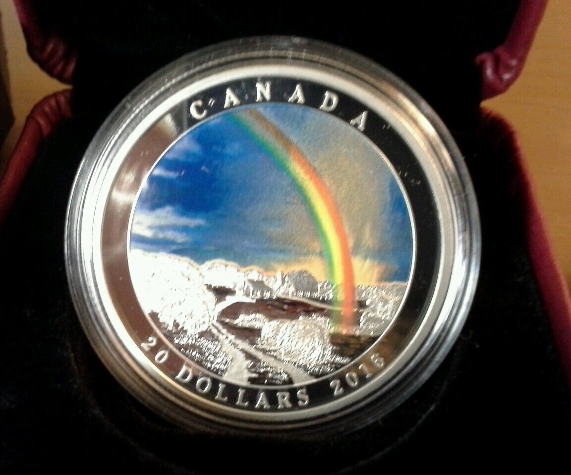 2016 Canada 1 oz. Fine Silver Coin – Weather Phenomenon: Radiant Rainbow