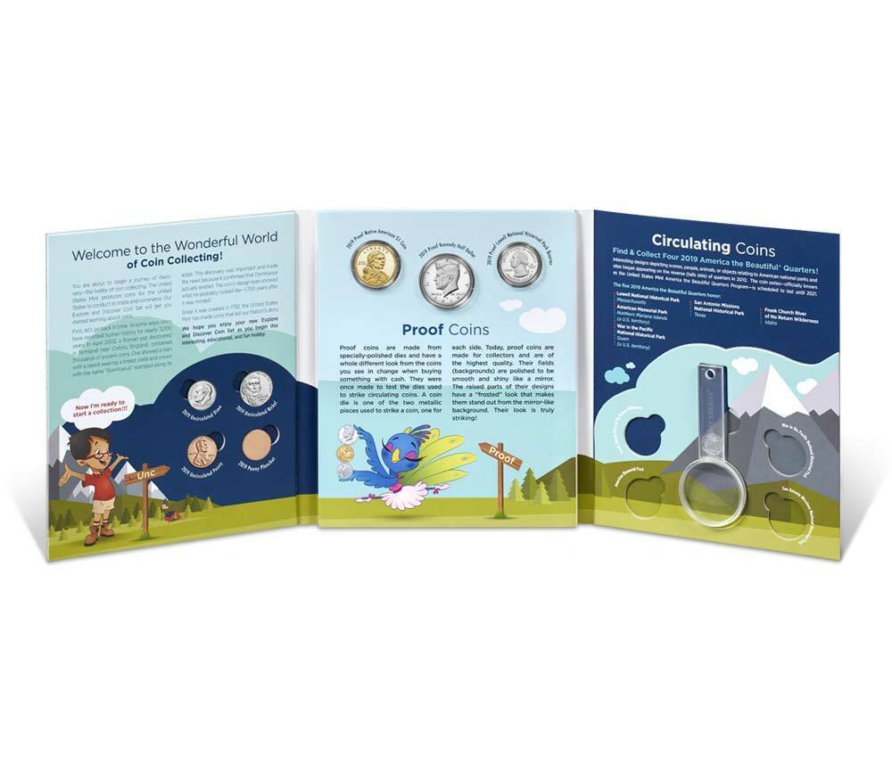 U.S. Mint Explore and Discover Coin Set 2019