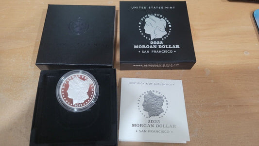 2023 U.S. Mint Morgan Silver Dollar Proof Coin 23XF