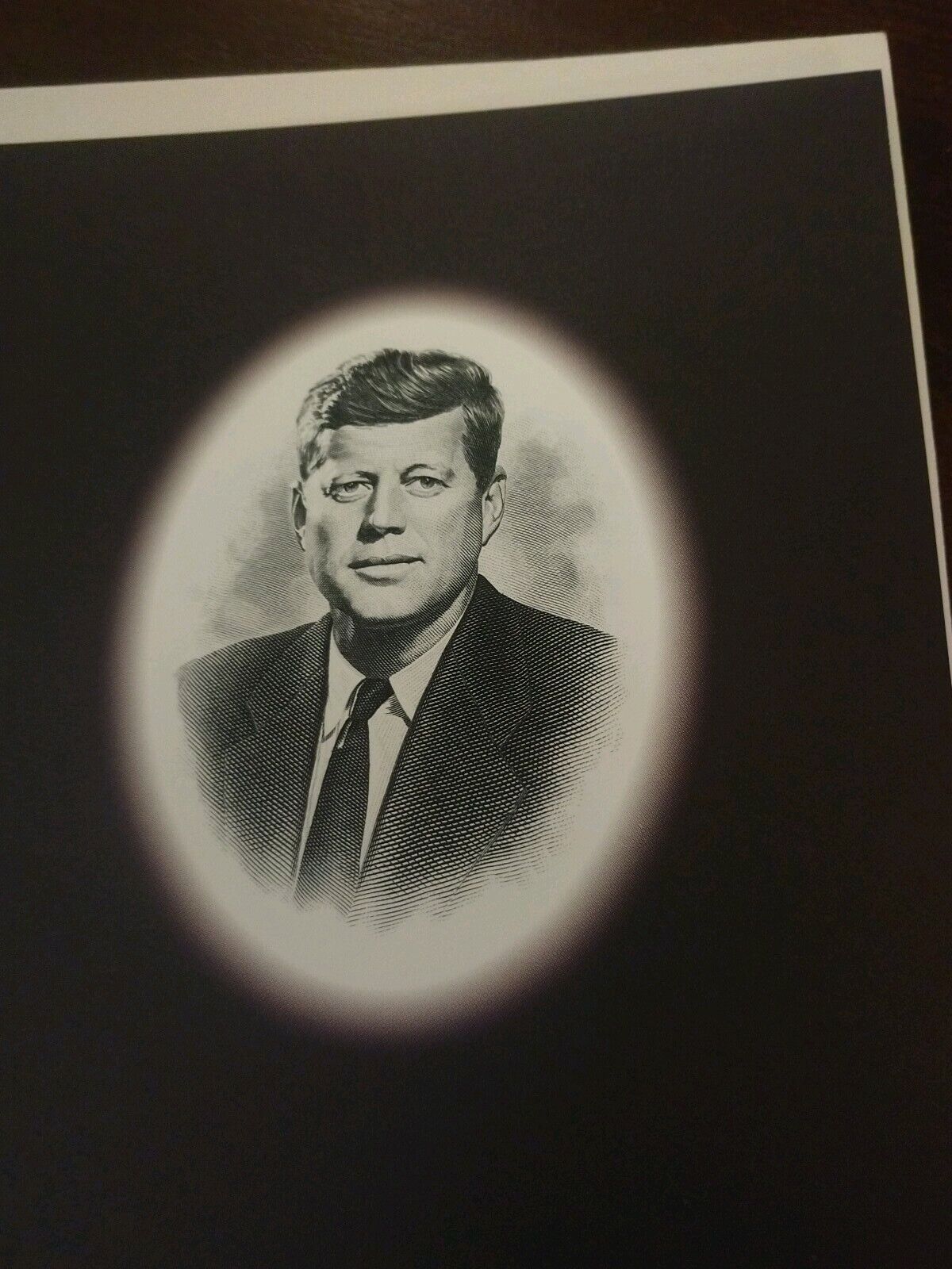 B.E.P. Kennedy-Apollo 11 Intaglio Print