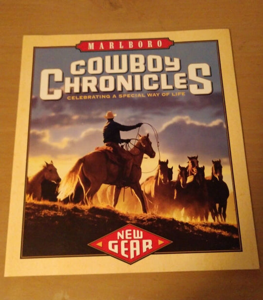 Marlboro Cigarettes Cowboy Chronicles Booklet