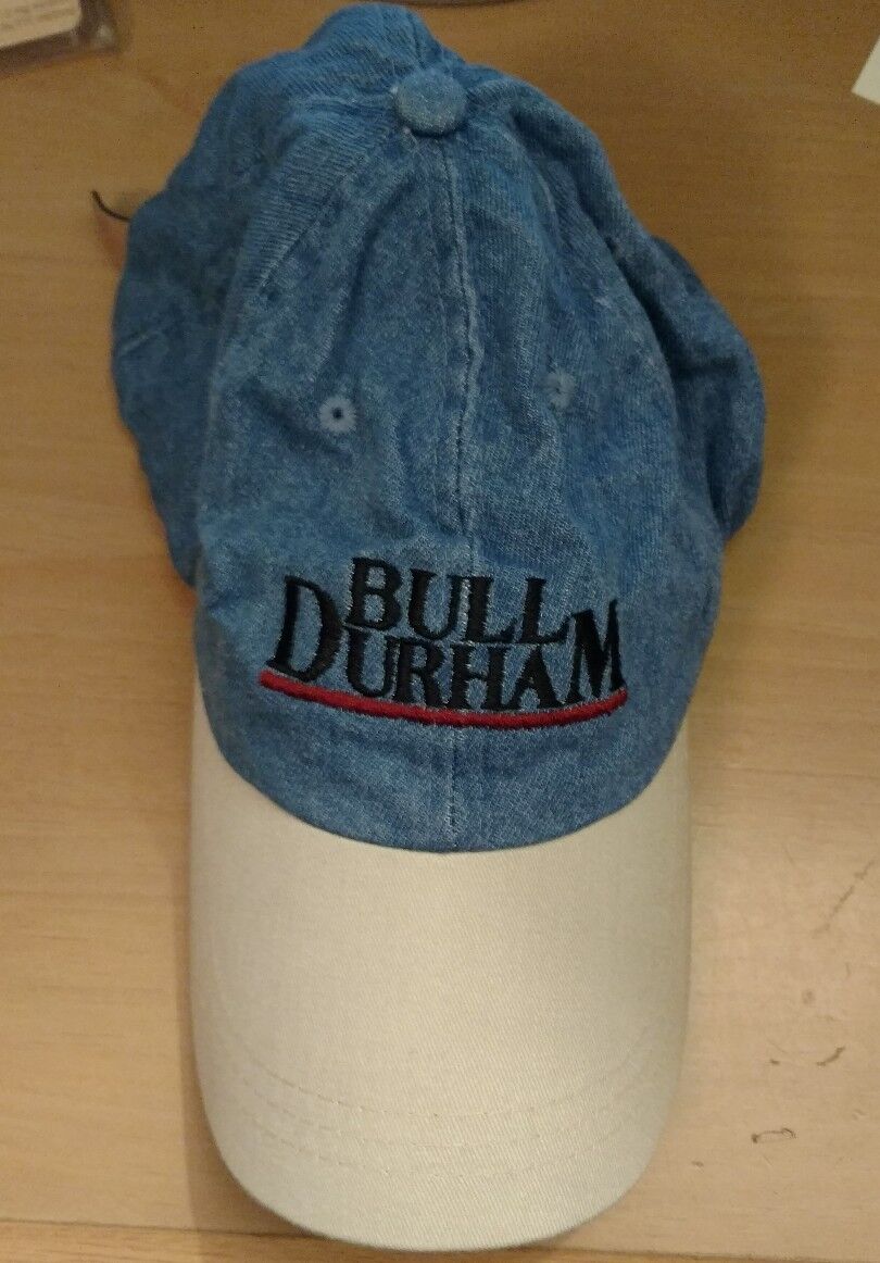 Bull Durham Cigarettes Ball Cap Blue and White