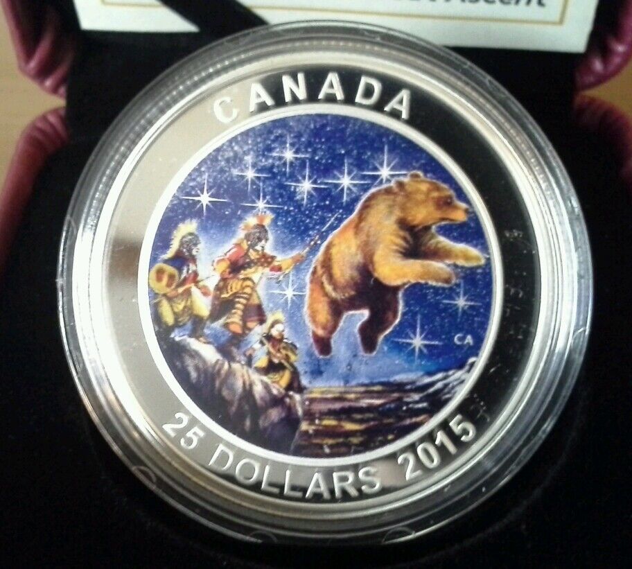 2015 Canada $25 Star Charts #3 The Great Ascent Silver Coin