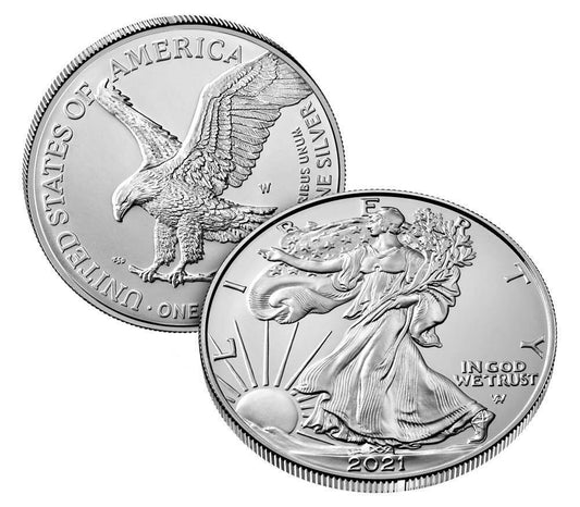 American Eagle 2021 One Ounce Silver Uncirculated Coin