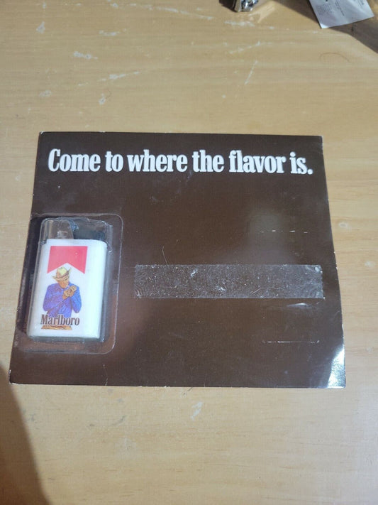 Marlboro White Disposable Lighter Cowboy Lighting Cigarette New in Package