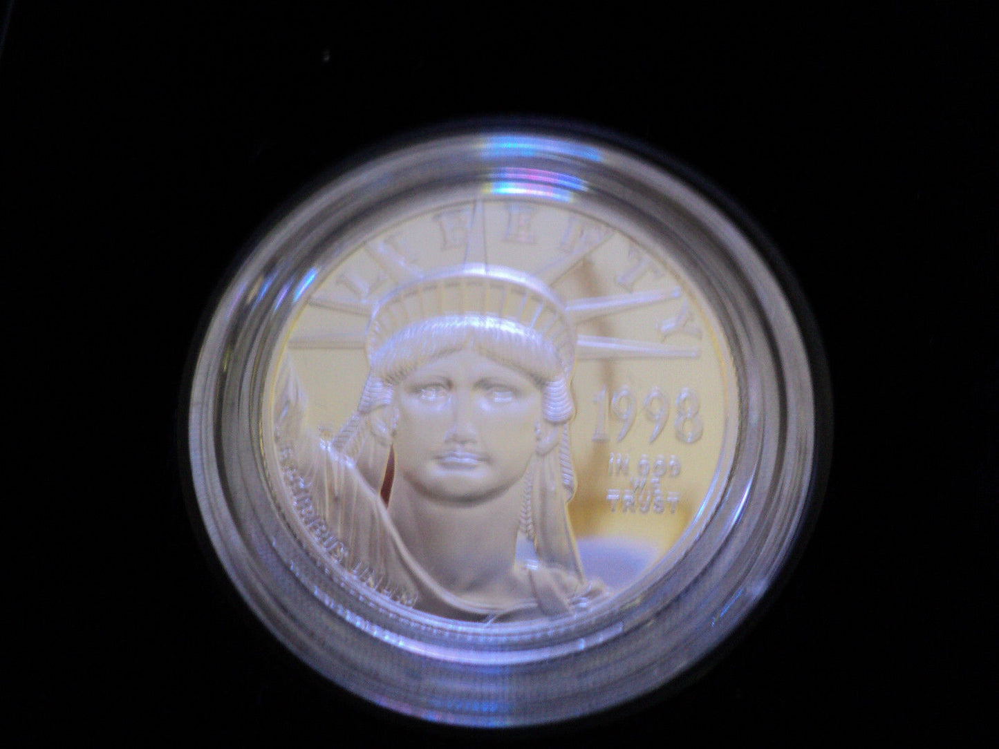 1998 Platinum 1/2 Ounce Proof American Eagle Coin