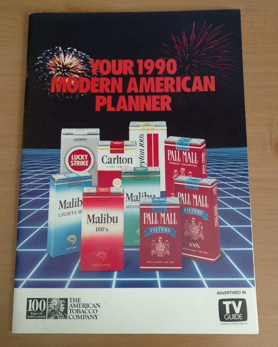 The American Tobacco Company 1990 Modern American Planner