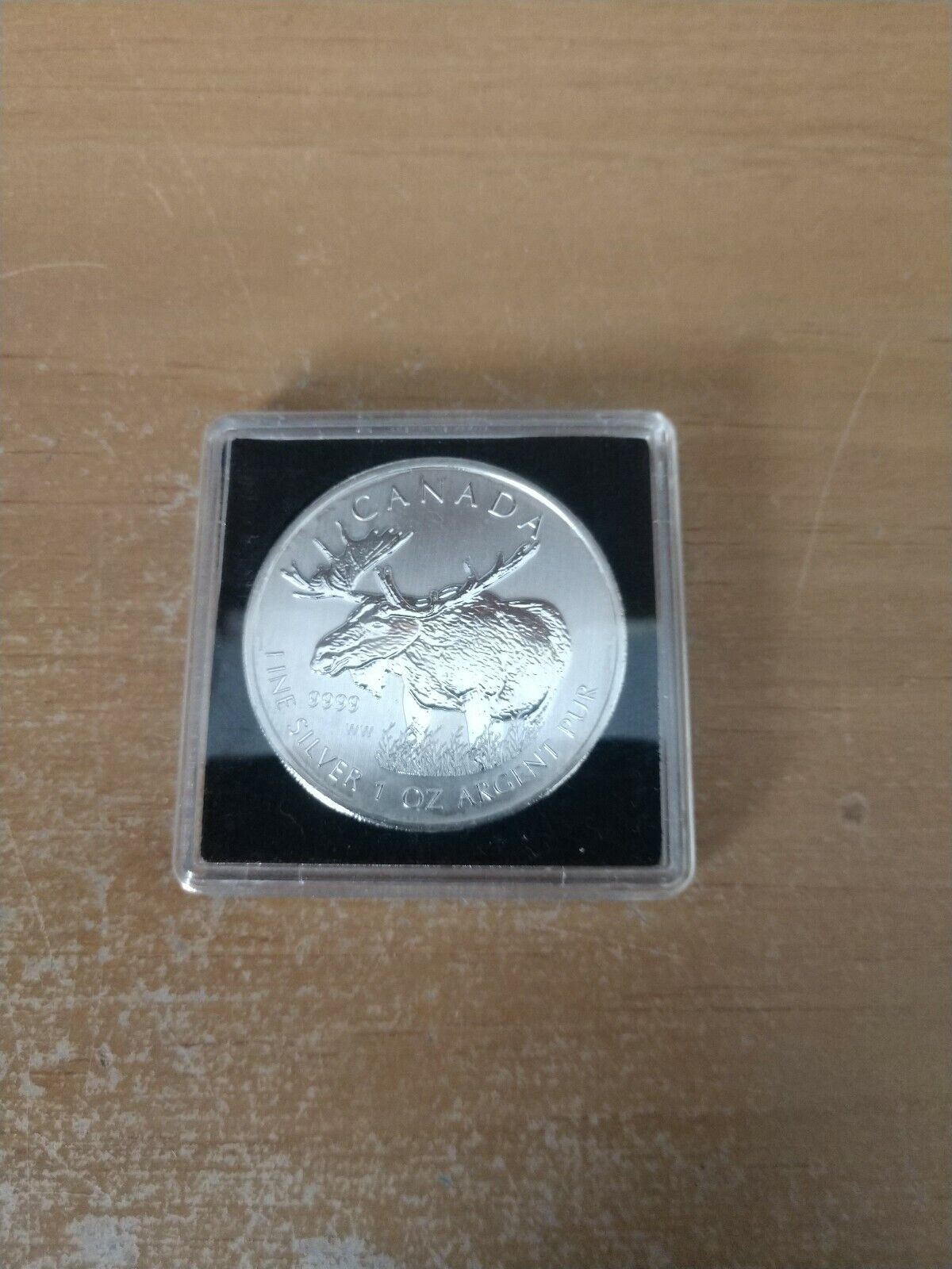 2012 Royal Canadian Mint Moose .999 Fine Silver Dollar