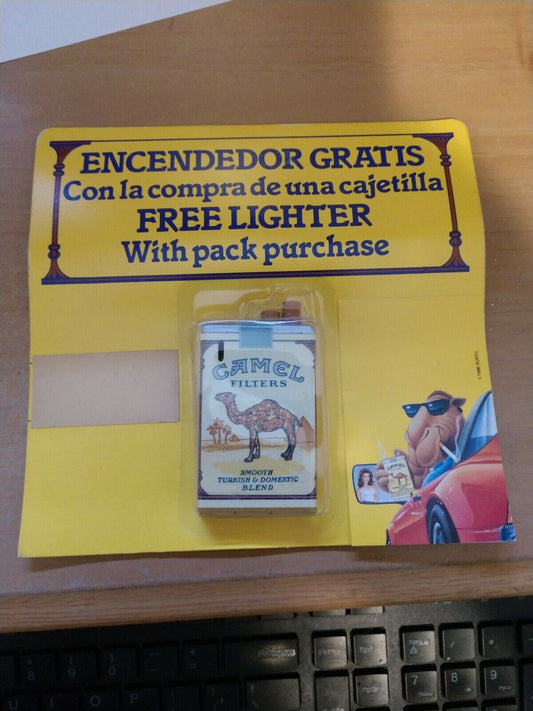 Camel Cigarettes Pack Replica Lighter on sealed blister card