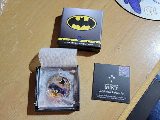 DC Comics - 1997 Batmobile 1oz Silver Coin