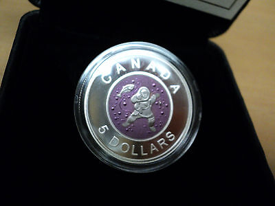 2013 Canada $5 Dollar Mother and Baby Fishing Niobium and Silver Coin