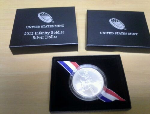 2012-W Infantry Soldier Commemorative Silver Dollar -Uncirculated