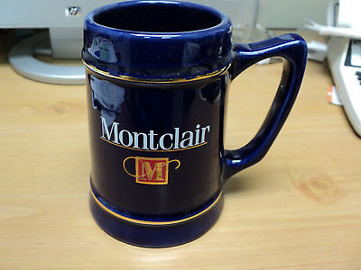Montclair Cigarettes Blue Ceramic Tankard