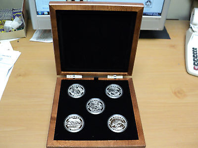 2013 O Canada Five Coin One Ounce Silver Set